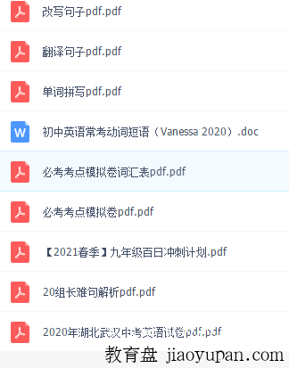 初三李军资料包（后续更新），人教版九年级，翻译句子单词拼写！插图