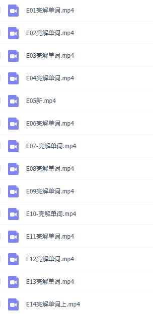 杨亮考研英语 5500词汇精讲视频讲义课程插图