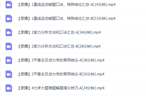 【坤哥物理】高考物理经典二级结论汇总网课真题网盘资源插图