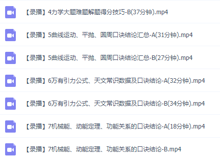 【坤哥物理】高考物理经典二级结论汇总网课真题网盘资源插图1