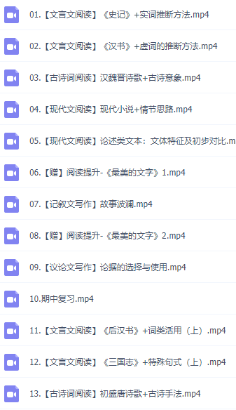 2021秋季作业帮高一语文尖端班曲增瑞，知识点电子版教材大全插图