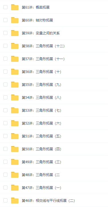 北师版初一数学知识趣味点总结年卡目标满分班，朱韬61讲视频全集插图