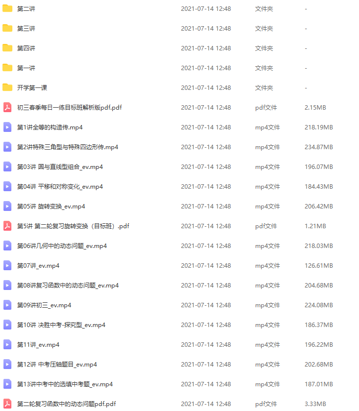 高途课堂厉程远初三数学知识点整理讲义中考冲刺学习视频课程插图 高途课堂厉程远初三数学知识点整理讲义中考冲刺学习视频课程插图