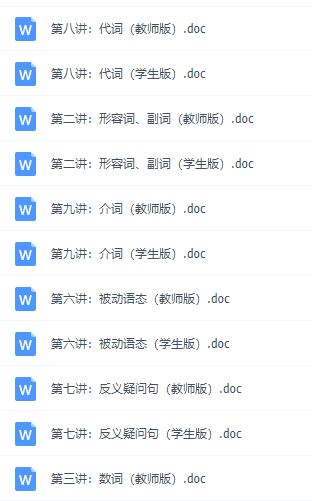 小升初英语复习课程讲义知识点整理归纳大全（教师版+学生版）插图