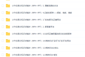 小升初衔接课语文基础知识PPT课件微课重点预习归纳