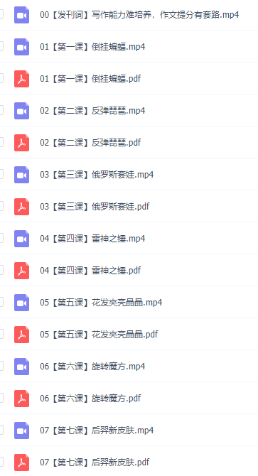 写作魔法42招，“打扮”作文得高分，写作技巧提升视频课程插图