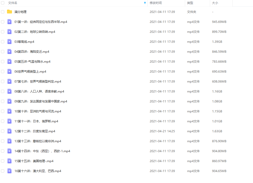 诸葛学堂满分地理十六讲陈周主讲插图