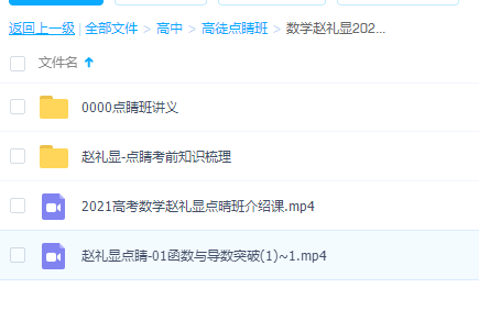 2021高途点睛班高考数学赵礼显考前知识梳理学习插图 2021高途点睛班高考数学赵礼显考前知识梳理学习插图