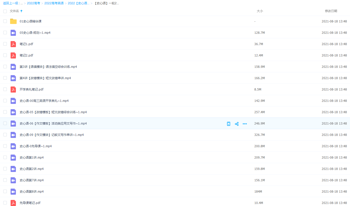【史心语】英语一轮22年高考2短文改错综合训练笔记大全插图 【史心语】英语一轮22年高考2短文改错综合训练笔记大全插图