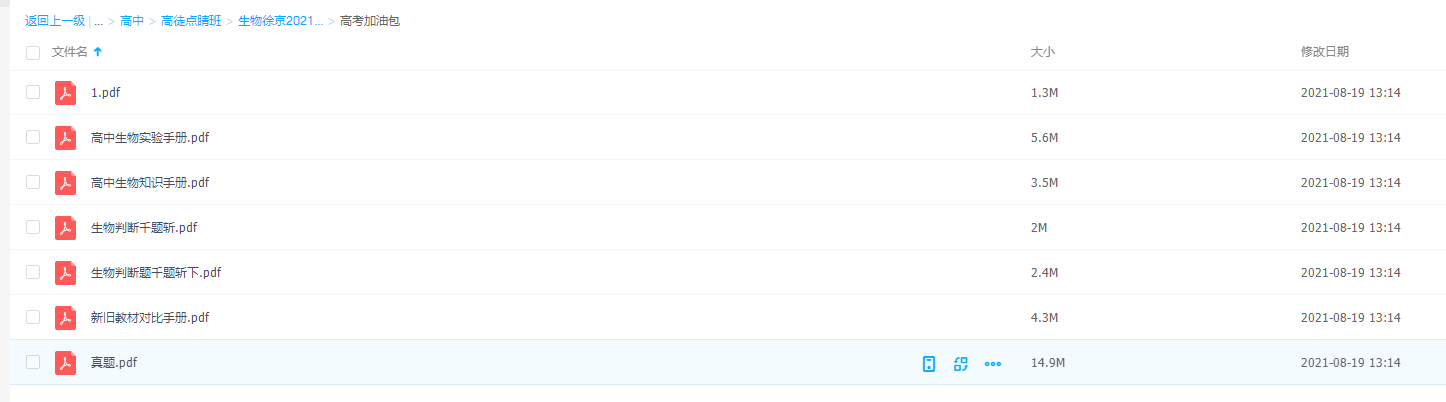 2021高途点睛班高考生物徐京学习计划整理资源插图1