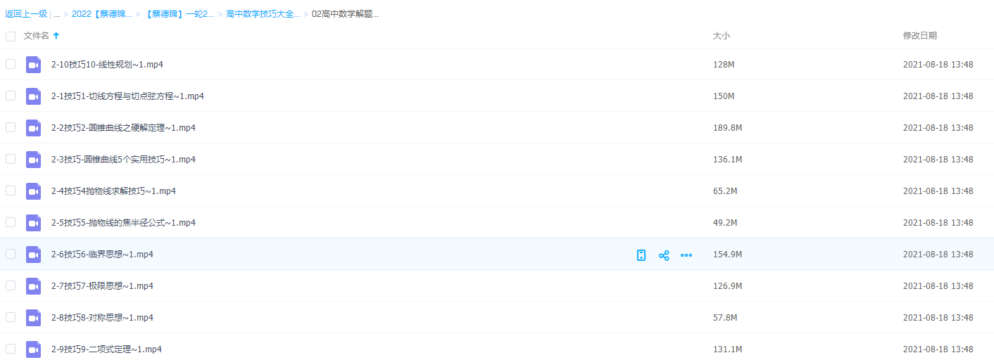 2022高中数学技巧大全：小怪兽系列（录播)插图