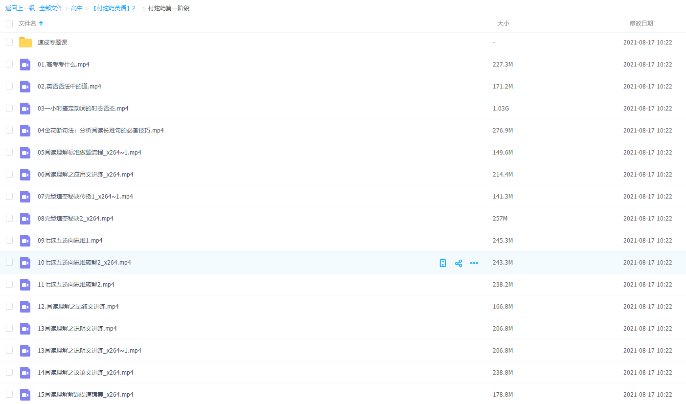 【付炫屿英语】2022高考英语付炫屿英语全程班第一阶段高频整理插图