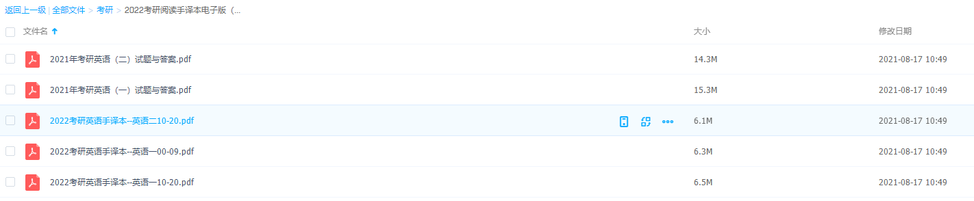 2022考研阅读手译本电子版(00-20英一+10-20英二)无水印插图 2022考研阅读手译本电子版(00-20英一+10-20英二)无水印插图