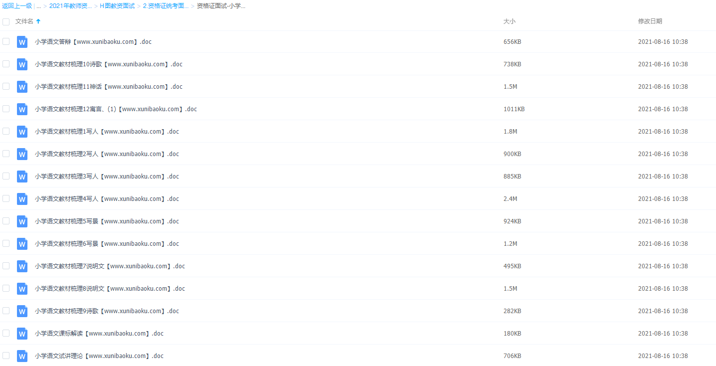 2021年教师资格证统考面试小学语文试讲+答辩【刘伟丹】讲义加视频插图1 2021年教师资格证统考面试小学语文试讲+答辩【刘伟丹】讲义加视频插图1