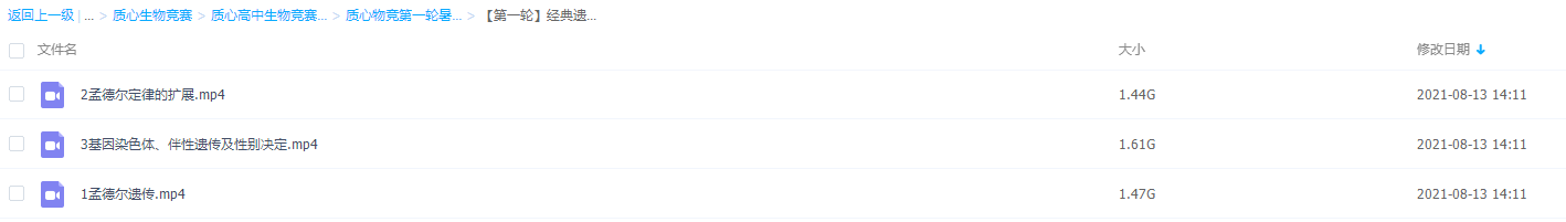 质心生物竞赛第一轮暑期课程【第一轮】经典遗传知识点视频课程插图 质心生物竞赛第一轮暑期课程【第一轮】经典遗传知识点视频课程插图