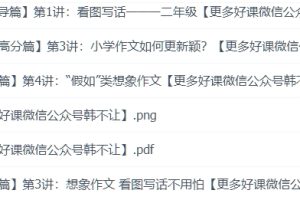 丁颖-小学作文高分训练营