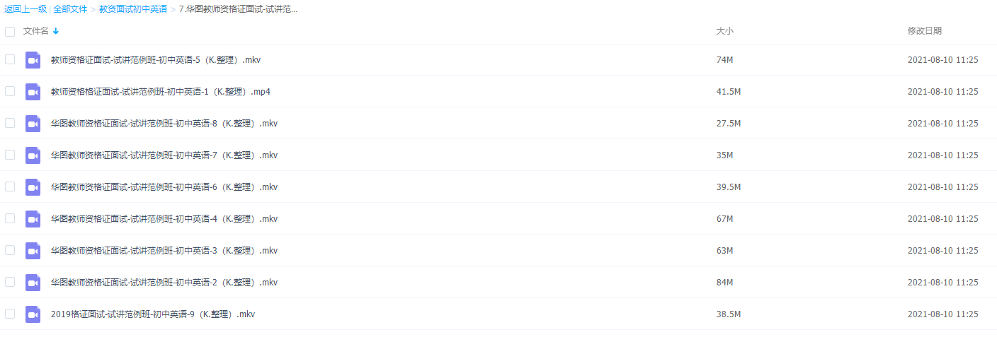 华图教师资格证面试-试讲范例班-初中英语【9视频】插图 华图教师资格证面试-试讲范例班-初中英语【9视频】插图