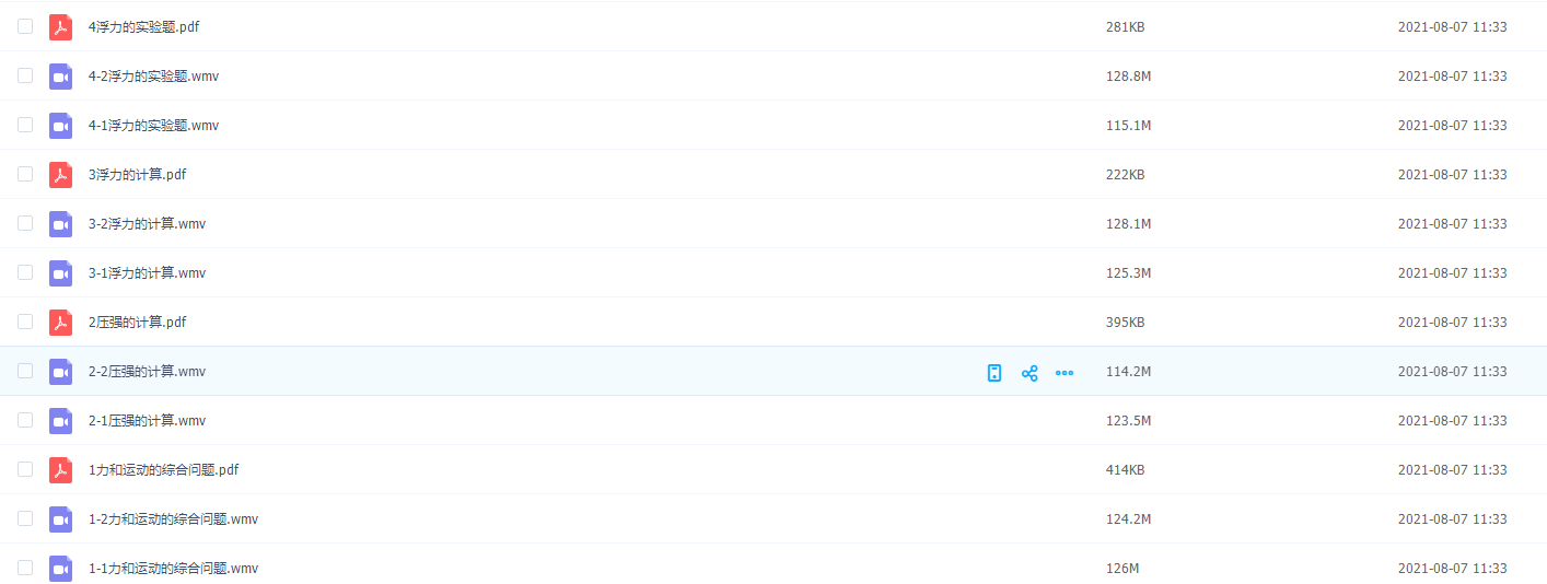 初中物理阮红满分计划之【力学与电学】实力完成知识点讲解整理插图 初中物理阮红满分计划之【力学与电学】实力完成知识点讲解整理插图