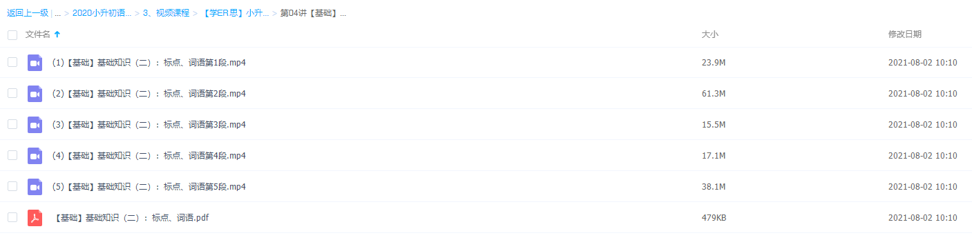 学而思【基础】基础知识(二):标点、词语视频课程插图 学而思【基础】基础知识(二):标点、词语视频课程插图