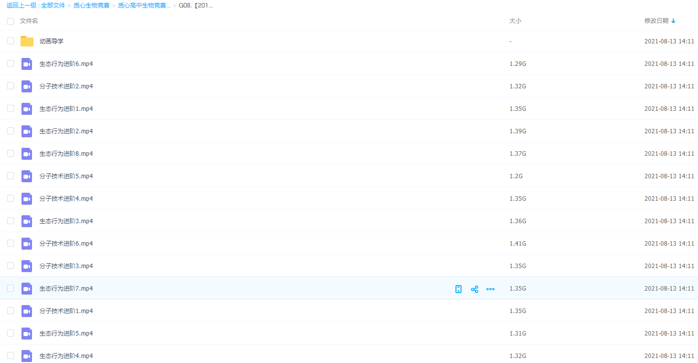 质心教育生物奥赛冬令营(冲国赛班) 14讲插图