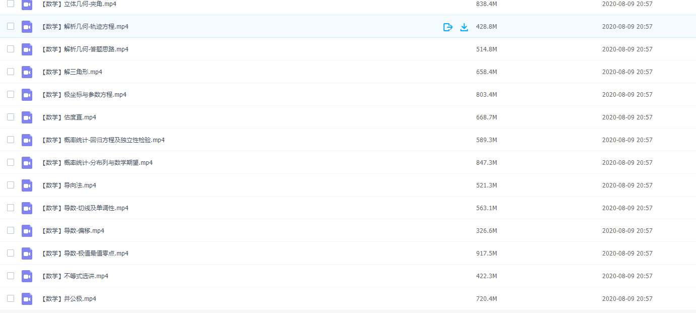 2020年高中学魁榜数学冲刺课带讲义[邱崇]专题特训提优插图