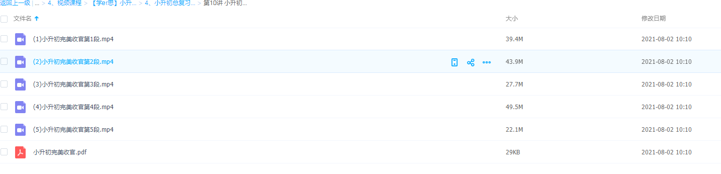 小升初总复习（四）【赵紫涵】升初完美收官知识点讲解视频课程插图