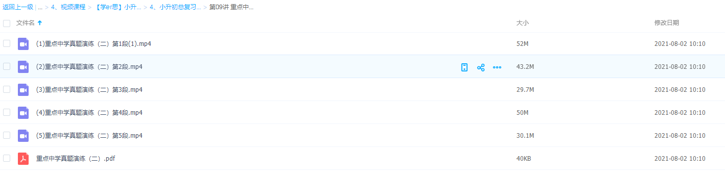 小升初总复习(四)【赵紫涵】重点中学真题演练(二)专项练习插图 小升初总复习(四)【赵紫涵】重点中学真题演练(二)专项练习插图