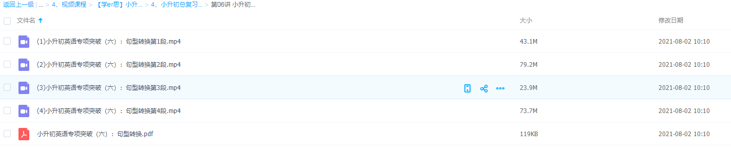 小升初总复习(四)【赵紫涵】小升初英语专项突破(六):句型转换插图 小升初总复习(四)【赵紫涵】小升初英语专项突破(六):句型转换插图