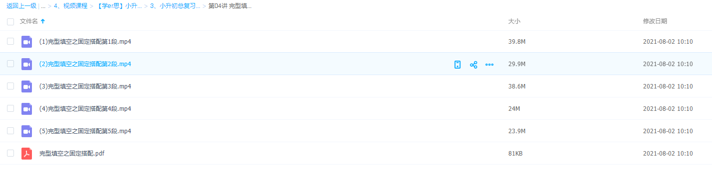 小升初总复习 (三)【8讲 赵紫涵】完型填空之固定搭配讲义视频插图 小升初总复习 (三)【8讲 赵紫涵】完型填空之固定搭配讲义视频插图