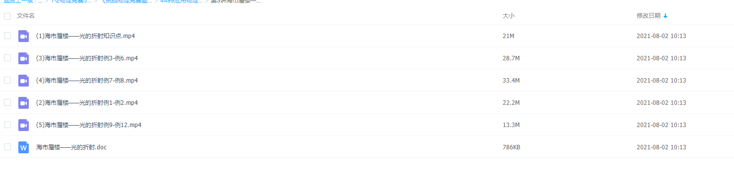 应用物理竞赛课堂:光现象海市蜃楼光的折射考点重点分析讲解插图 应用物理竞赛课堂:光现象海市蜃楼光的折射考点重点分析讲解插图