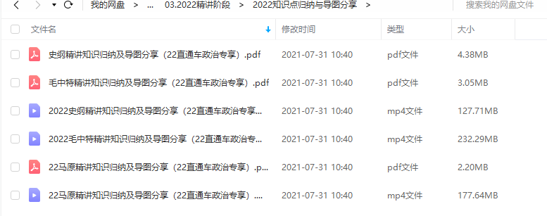 2022考研知识点归纳与导图分享史纲毛中特马原内容精讲大全插图
