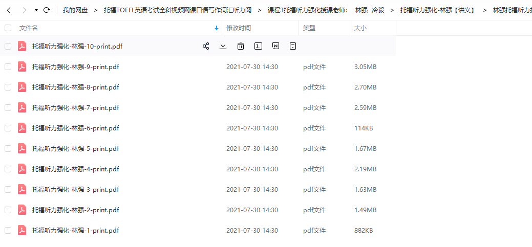 林强托福听力打印版课件提高技巧讲解分析知识点整理学习资料插图 林强托福听力打印版课件提高技巧讲解分析知识点整理学习资料插图
