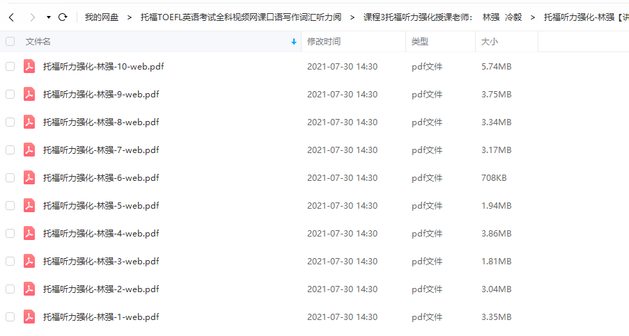 林强托福听力学习版课件重点考点讲义资料整理学习课程大全插图 林强托福听力学习版课件重点考点讲义资料整理学习课程大全插图