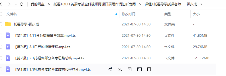 课程1托福导学授课老师:翟少成备考知识点整理讲义视频课程插图 课程1托福导学授课老师:翟少成备考知识点整理讲义视频课程插图