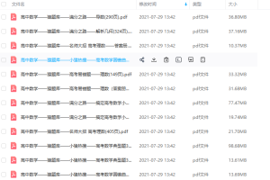 2020小猿搜题-高中数学典型例题导数解析几何知识点pdf电子版