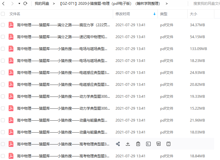 2020小猿搜题-高中物理(pdf电子版)知识点总结及公式大全插图 2020小猿搜题-高中物理(pdf电子版)知识点总结及公式大全插图