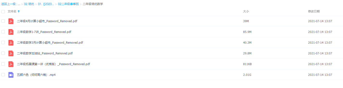 培优二年级培优数学知识点讲义整理资料视频课程网课资源插图 培优二年级培优数学知识点讲义整理资料视频课程网课资源插图