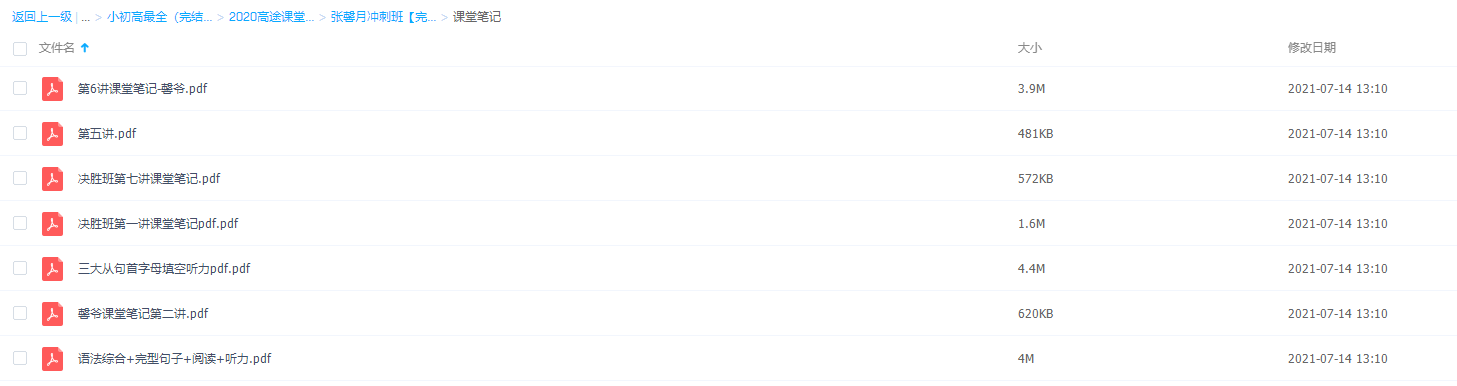 高途张馨月冲刺班英语课堂笔记语法完形阅读听力知识点巩固资料插图 高途张馨月冲刺班英语课堂笔记语法完形阅读听力知识点巩固资料插图