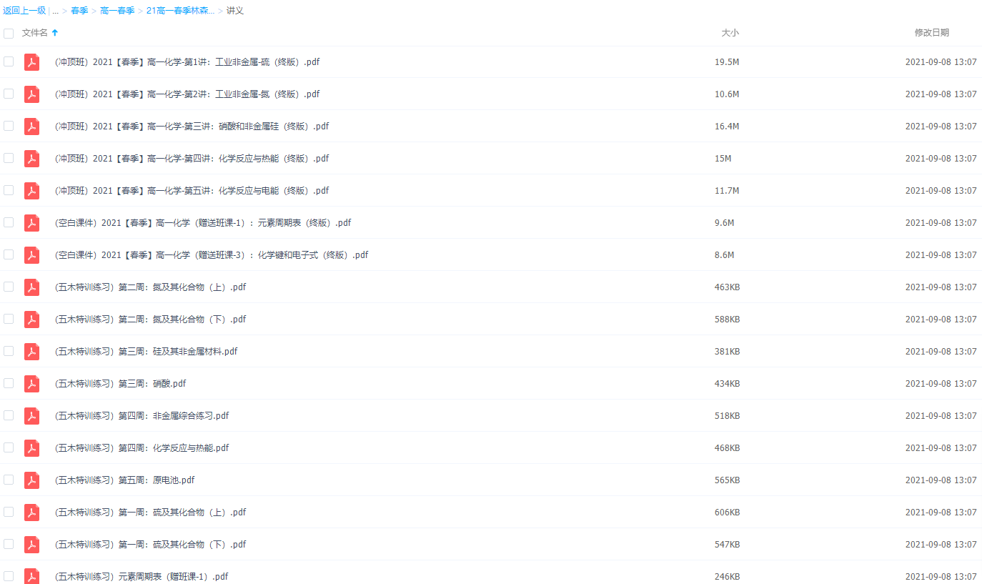 2021作业帮高一 春季（小五木）林森讲义插图1