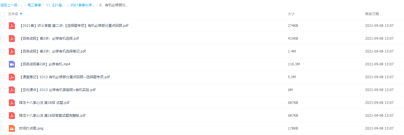 2021作业帮高三春季有机必修部分重点回顾—选择题专项插图