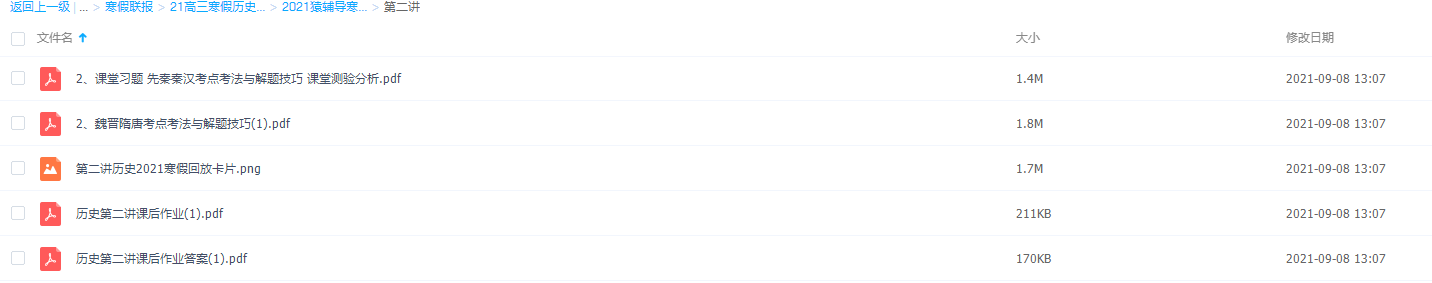 2021猿辅导高三寒假历史唐浩视频课程插图