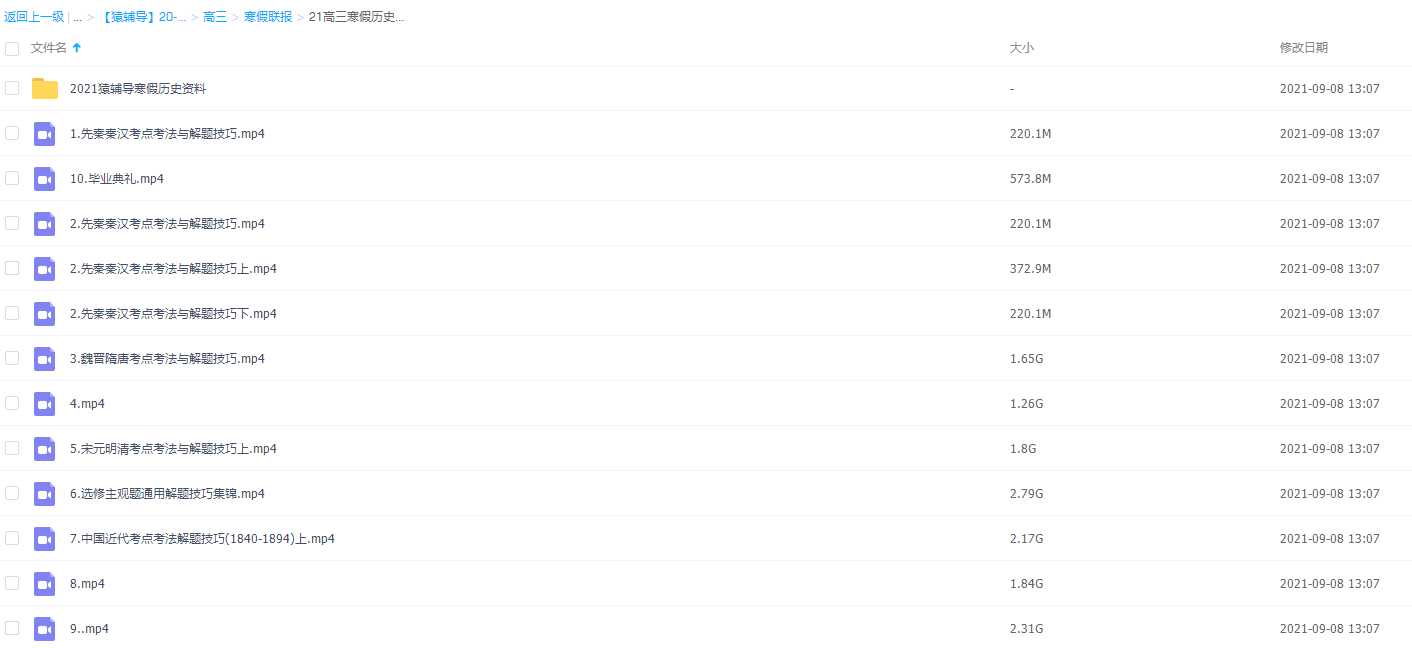 2021猿辅导高三寒假历史唐浩视频课程插图2