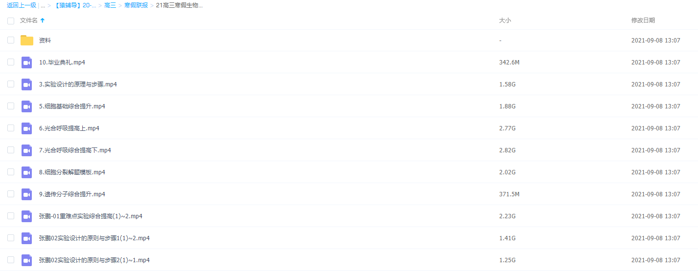 2021猿辅导假高三寒假生物张鹏目标985视频课程插图2 2021猿辅导假高三寒假生物张鹏目标985视频课程插图2