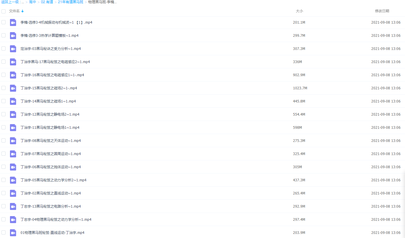 2021有道精品课丁治宇、李楠高考物理黑马班视频课程插图1 2021有道精品课丁治宇、李楠高考物理黑马班视频课程插图1
