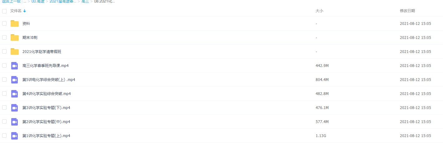 2021届高途春季班(HL绝密)-高三化学赵学清春季班插图 2021届高途春季班(HL绝密)-高三化学赵学清春季班插图