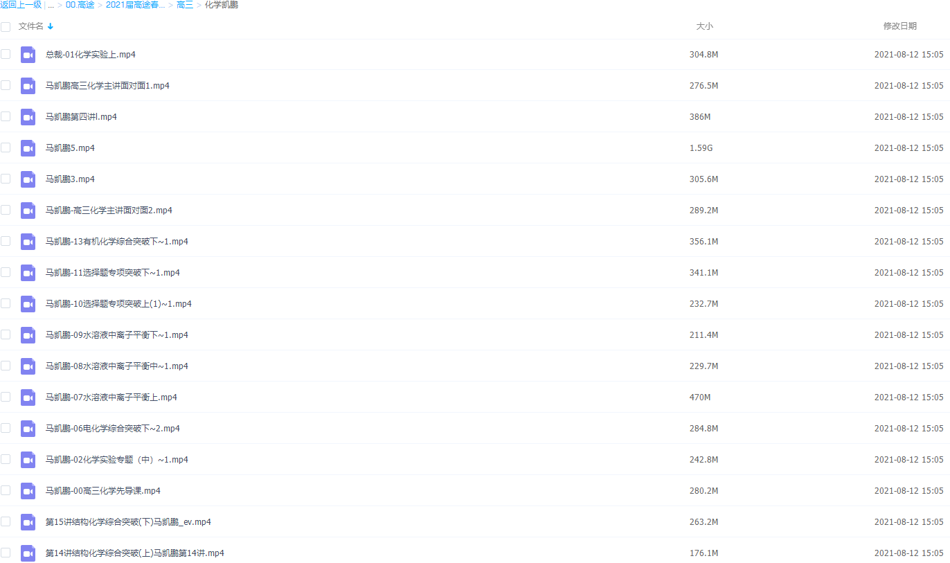 2021届高途春季班(HL绝密)-高三化学马凯鹏课程插图 2021届高途春季班(HL绝密)-高三化学马凯鹏课程插图