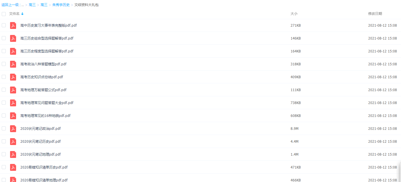 2021届高途寒假班(HL绝密)-高三文综资料大礼包插图 2021届高途寒假班(HL绝密)-高三文综资料大礼包插图