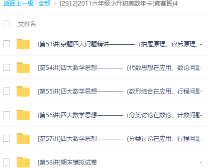 六年级奥数视频免费教程全集插图1