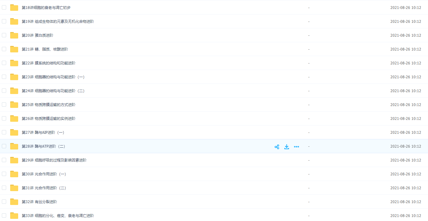 高中生物陆巍巍必修一知识点总结电子教学视频插图1 高中生物陆巍巍必修一知识点总结电子教学视频插图1