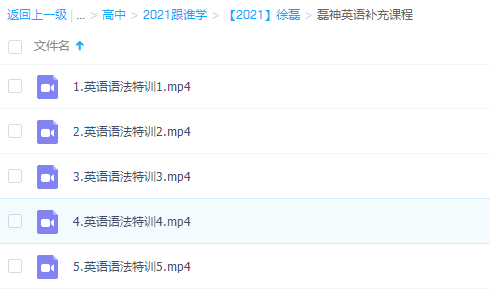 磊神英语补充课程徐磊老师知识点学习整理归纳视频课程插图